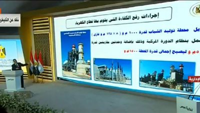  شاكر: الصبغة والحمراوين وعتاقة أحد أهم مشروعات توليد الكهرباء الجاري تنفيذها