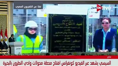 محافظ البحيرة يفتتح عبر الفيديو كونفرانس محطة محولات وادي النطرون