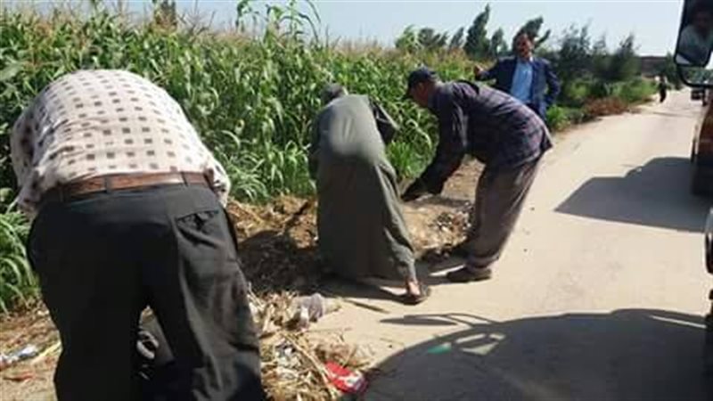تطهير الترع والمصارف-البحيرة