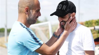 محرز: جوارديولا السبب في قدومي إلي مانشستر سيتي