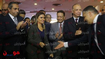 صور.. وصول وزيرة الاستثمار إلى فعاليات معرض الأهرام العقاري