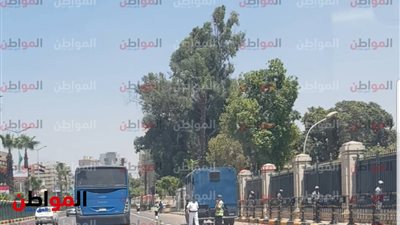 صور.. استعدادات أمنية قصوى لتأمين مؤتمر الشباب السادس 2018 فى جامعة القاهرة