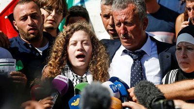 شاهد.. ماذا قالت البطلة عهد التميمي في أول تصريح بعد الإفراج عنها ؟