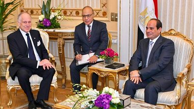 السيسي يستقبل رئيس الكونجرس اليهودي العالمي لبحث تطوير العلاقات مع الولايات المتحدة