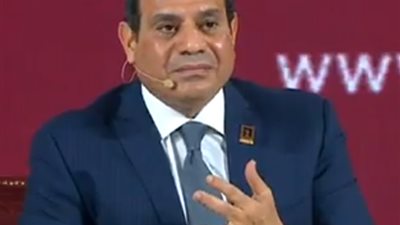 الرئيس السيسي خلال جلسة اسأل الرئيس معلقًا على الانجازات: ربنا كريم