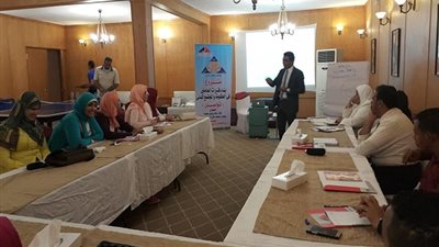 صور.. ورشة عمل برعاية إعلام بني سويف وجمعية السادات