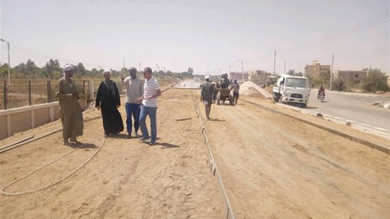 أعمال الممشى السياحى