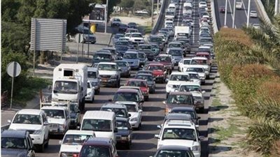 كثافة مرورية في شوارع عين شمس
