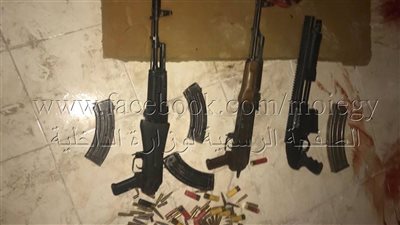 ننشر أنواع الأسلحة المضبوطة مع عناصر 