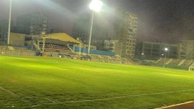 صور.. ملعب طنطا مضئ وينتظر موافقة الاتحاد