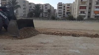 رفع 2000 متر تعديات على أراضى أملاك الدولة بدمياط 