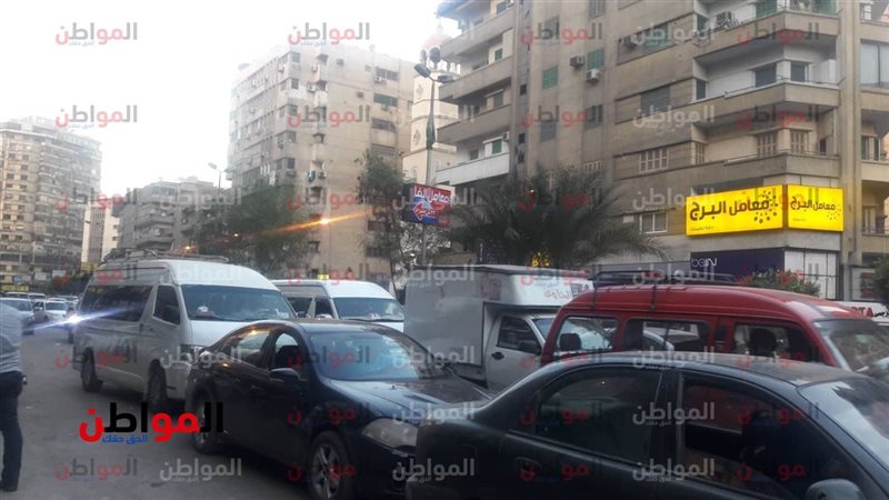 الزحام المرورى بشارع