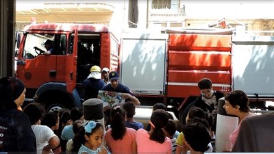 الحماية المدنية فى الاسكندرية تعقد محاضرات توعية للطلبة الدارسين