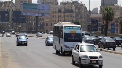 سيولة مرورية فى أعلى دائري المريوطية