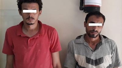  عامل وسباك يستوليان على 44 قطعة نحاس في العاصمة الإدارية  