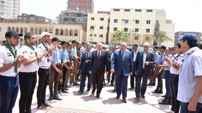 محافظ الشرقية يفتتح أعمال تطوير مسرح مدرسة الثانوية العسكرية في الزقازيق