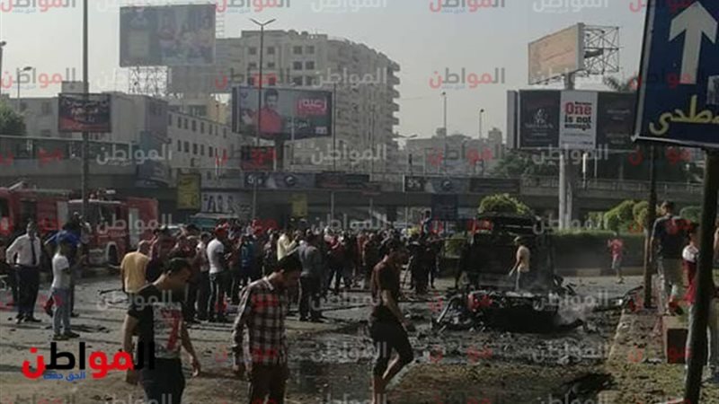 صورة من حادث انفجار