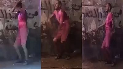 فيديو.. شاب يقوم بأفعال خزعبلية بعد تعاطيه مخدر الاستروكس