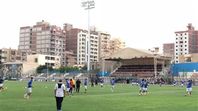 صور.. طنطا يختتم تدريباته استعداداً لمباراة فاركو