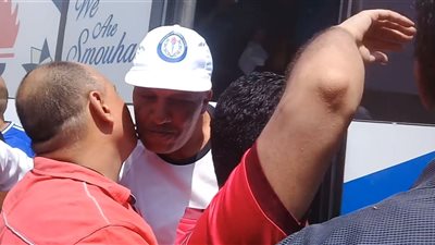 فيديو.. محمود بدر يستقبل ناشئين سموحة في شبين القناطر