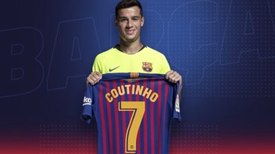 كوتينيو يغير رقم قميصه مع برشلونة