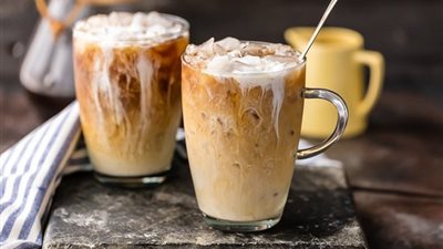 طريقة عمل القهوة المثلجة  من مطبخ 