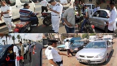  ضبط 55072 مخالفة مرورية متنوعة بمديريات الأمن المختلفة خلال 24 ساعة