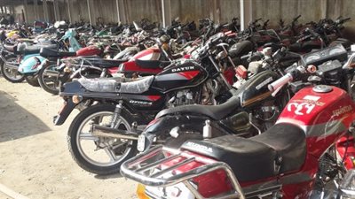 ضبط 2258 دراجة نارية مخالفة بكافة محافظات مصر 
