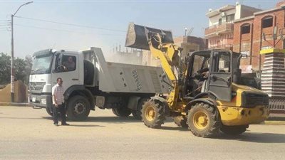 صور.. رفع وتوريد 60 طن مخلفات وقمامة بالظهير الصحراوي لمركز سمسطا ببني سويف