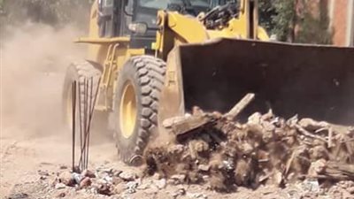 رفع 1100 متر تعديات على الأراضى الزراعية بـ دمياط 