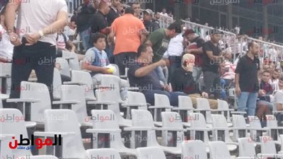الزمالك والقادسية| صور.. حضور مرتضى منصور في المباراة 