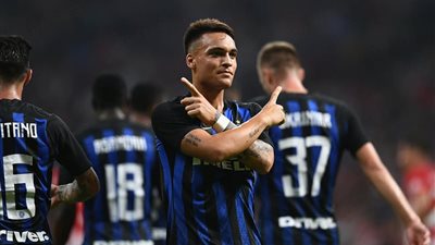 مارتينيز يمنح إنتر ميلان التقدم على حساب أتليتكو مدريد