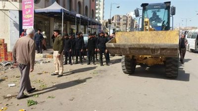 رفع 30 حالة إشغال خلال  حملة للمرافق في الغردقة