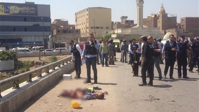 وصول فريق البحث الجنائي إلى مكان تفجير كنيسة العذراء بمسطرد