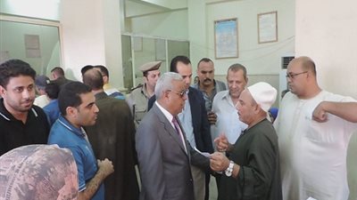 مدير أمن كفر الشيخ يتفقد مركز شرطة كفر الشيخ ومكتب السجل المدنى 