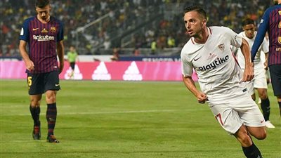 برشلونة يتعادل مع اشبيلية فى الشوط الأول 