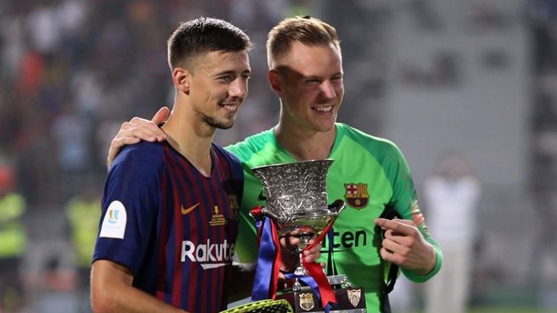  احتفالات لاعبي برشلونة