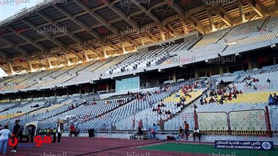 صور.. حضور ضعيف من جماهير الأهلي في استاد برج العرب 