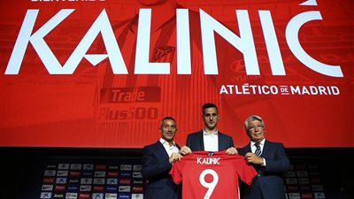 أتلتيكو مدريد يقدم نجمه الجديد لوسائل الأعلام
