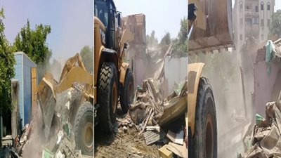 صور.. استمرار تنفيذ حملات إزالة التعديات على أراضي الدولة بـ الشرقية