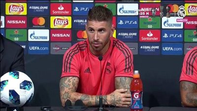 سيرخيو راموس: إنه لشرف أن نلعب كأس السوبر الأوروبي للمرة الثالثة علي التوالي