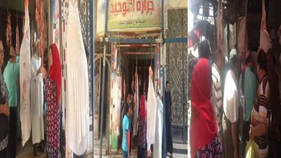 صور.. حملة لمراقبة الأسواق ومحلات الجزارة قبل عيد الاضحي 2018 بـ شبرا الخيمة 