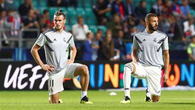 صور.. الإحماء الأخير لنجوم ريال مدريد قبل لقاء السوبر