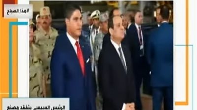 فيديو.. السيسي يتفقد مصنع حديد المصريين أحد أكبر المشاريع في مصر والثاني عالميًا
