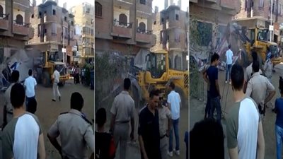 فيديو.. رفع الإشغالات التي تعوق الحركة المرورية بـ مدينة قليوب