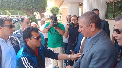 صور.. محافظ كفر الشيخ يستقبل وزير الشباب والرياضة