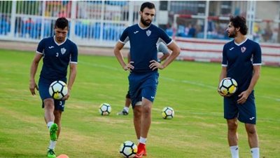 تدريبات تأهيلية للأساسين قبل مباراة بتروجيت