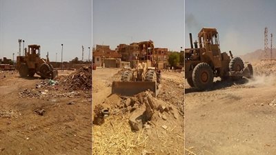 صور.. حملات مكبرة لرفع المخلفات الصلبة بـ مدينة سفاجا