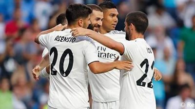 ريال مدريد يتقدم بهدف على ختيافى في الشوط الأول