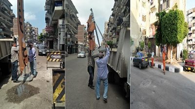 صور.. استمرار حملات النظافة بـ شوارع بورسعيد في أول ايام عيد الأضحى 2018